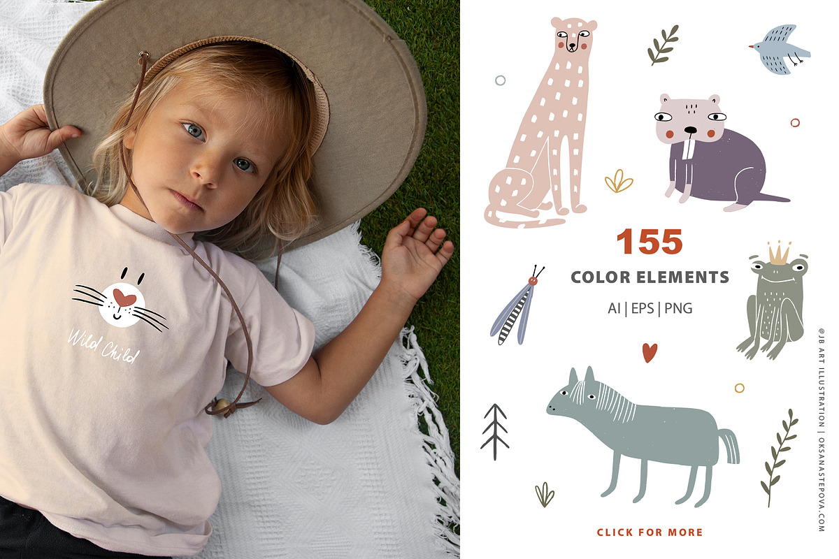 Into the Wild | 450+ elements, a Graphic by Oksana Stepova (Photo 11 of 19)