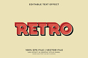 Retro Text Effects Bundle, a Layer Style Add-On by WM48 Shop (Thumbnail 3 of 17)