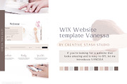 WIX Website Template Vanessa, a Wix Template by Brand & Palms (Thumbnail 4 of 6)