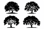 Four unique tree silhouettes, design, an Illustration by Amazin_art (Thumbnail 10 of 11)