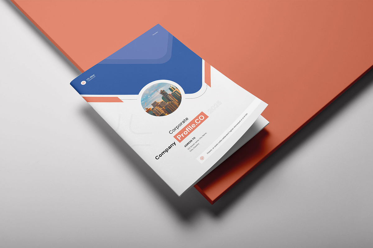 Company Profile Template, a Brochure Template by KreateTribe (Photo 1 of 7)