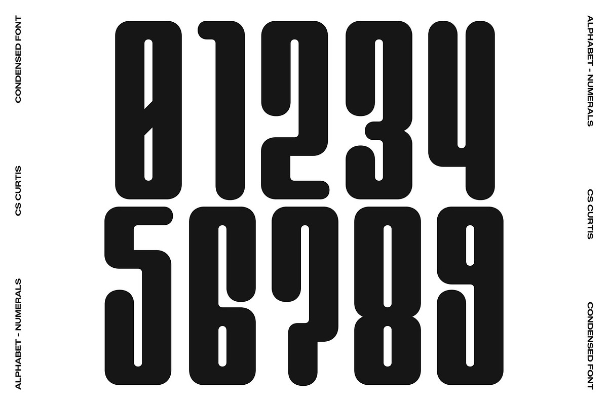 CS Curtis – Condensed Font, a Sans Serif Font by Craft Supply Co. (Photo 4 of 8)