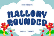 Hallory Rounded, a Sans Serif Font by Craft Supply Co. (Thumbnail 1 of 8)