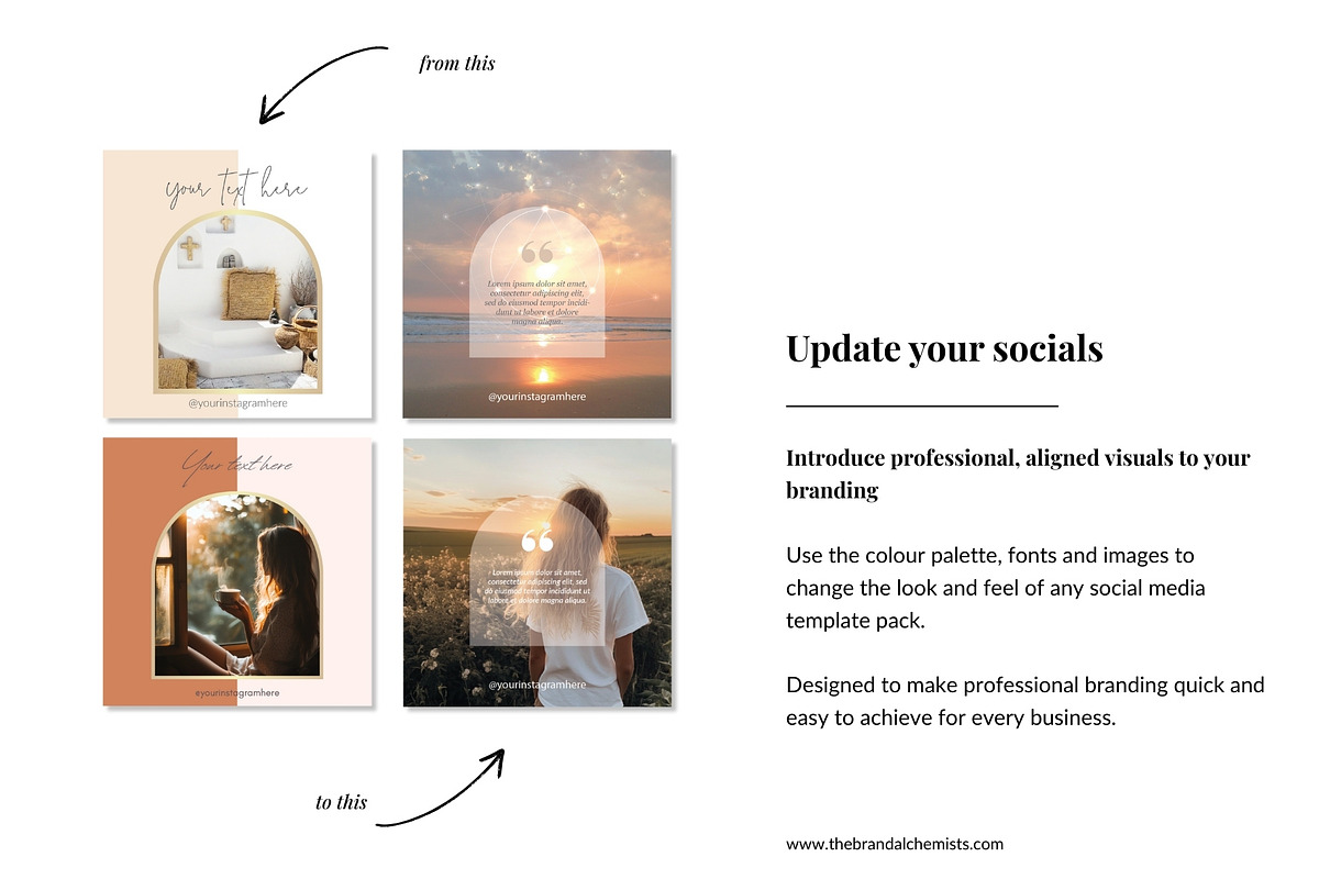 Golden Hour Brand Kit Vol 2, a Branding & Logo Template by The Brand Alchemists (Photo 3 of 10)