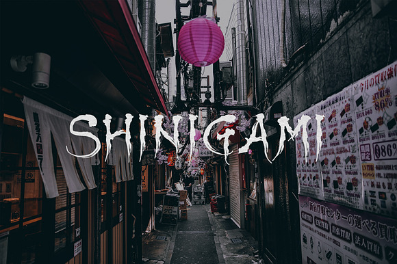 Shinigami font preview 6