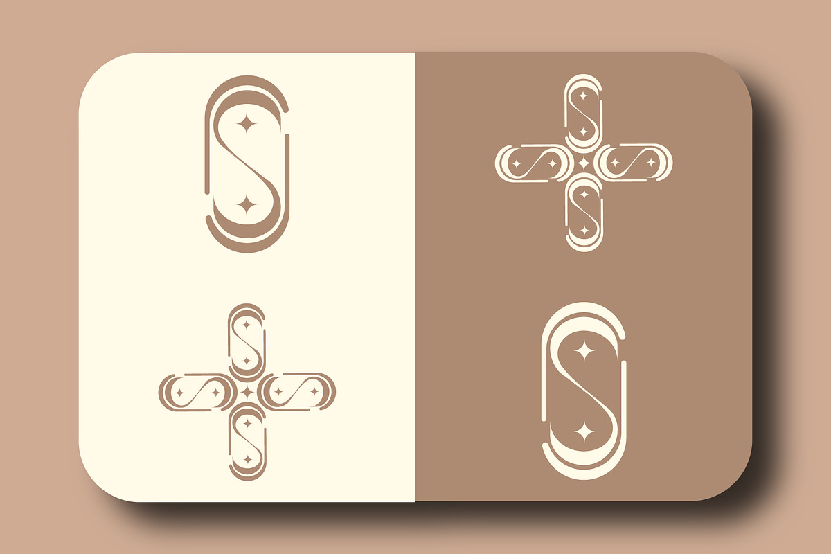 Elegant S Monogram Logo with Stars, a Branding & Logo Template by Salman Shop (Photo 1 of 3)