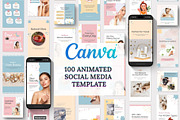Mega Instagram & Pinterest Bundle, a Social Media Template by TheBrightGrap (Thumbnail 2 of 12)