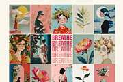 Modern Eclectic Prints Posters, a Background Graphic by JulsIst (Thumbnail 11 of 12)