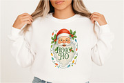 Watercolor Ho Ho Ho Santa PNG, an Illustration by DreamArtGraphic (Thumbnail 2 of 5)