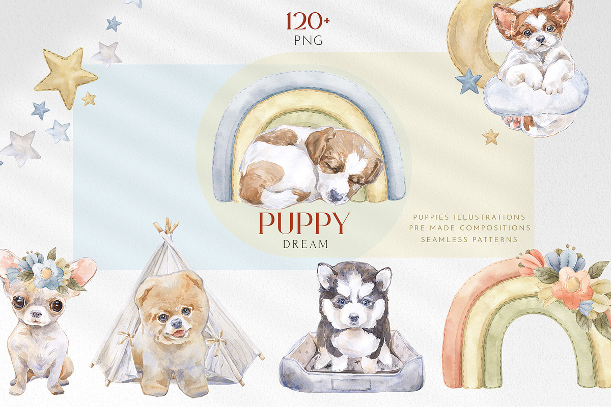 Watercolor & Digital Bundle Part II, an Animal Illustration by Cat In Colour (Photo 17 of 30)