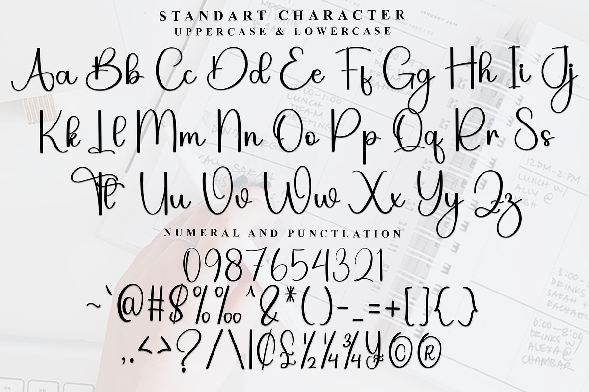Bill Smith, a Handwritten Font by FreshTypeINK (Photo 2 of 7)