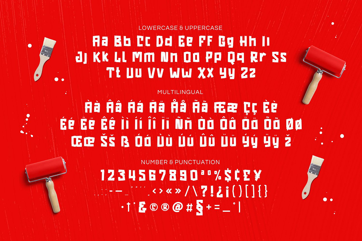 Remblance - Playful Paint Font, a Font by Imoodev (Photo 7 of 7)
