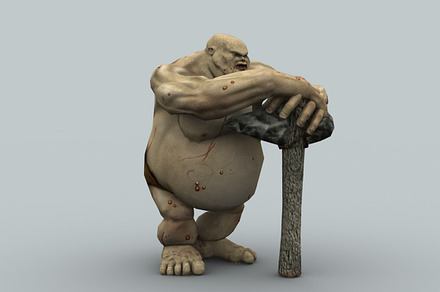 OGRE fbx only, a Characters & Person 3D Model by PROTOFACTOR