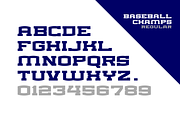 BASEBALL CHAMPS FONT FAMILY, a Slab Serif Font by Alphabet Agency (Thumbnail 2 of 12)