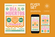 Dia De Los Muertos Flyer, a Flyer Template by graphicook (Thumbnail 1 of 3)