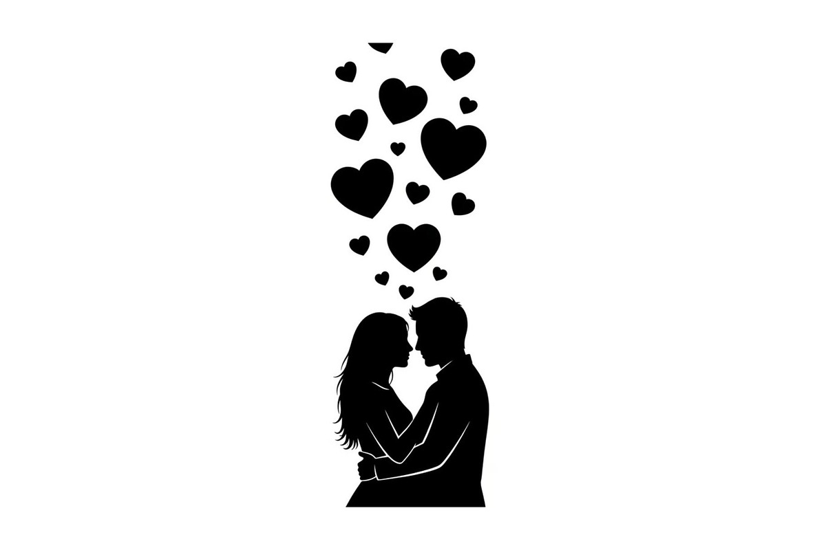 Couple Love Silhouette Bundle, an Illustration by jahid234 (Photo 23 of 48)