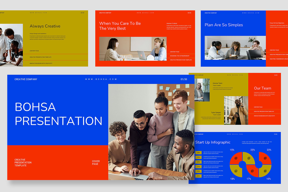 Bohsa : Creative Business Keynote, a Presentation Template by Punkl Camp (Photo 1 of 9)