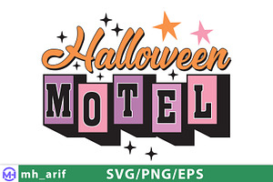 Halloween Retro Sign PNG SVG, a Graphic by mh_arif