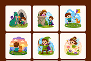 65 Story Book Flat Illustrations, an Education Illustration by Brickclay (Thumbnail 9 of 11)