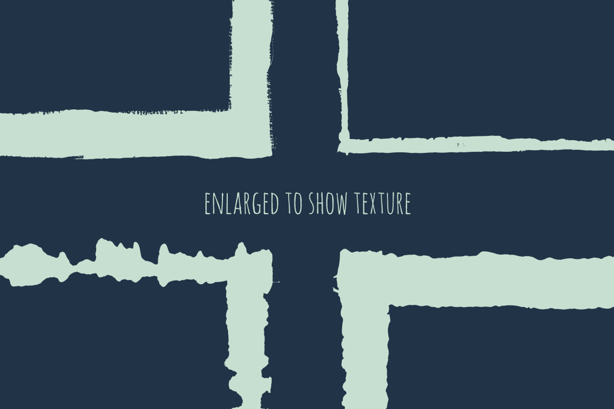 Grunge Border Edges - Hand Painted preview 3