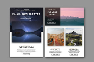 Digital Email Newsletter Layout, an Email Template by tomsarraipodesign