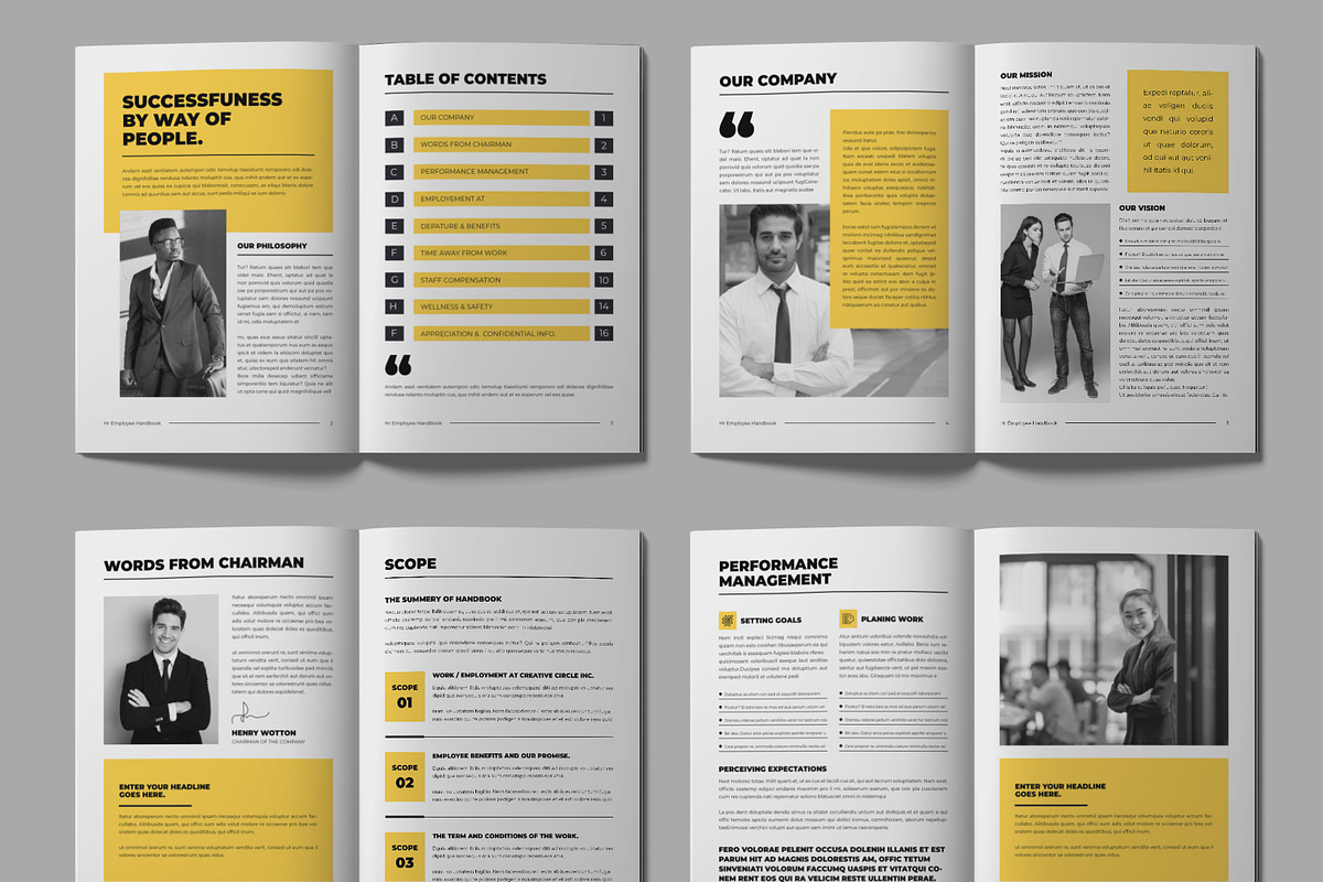 HR Employee Handbook Template