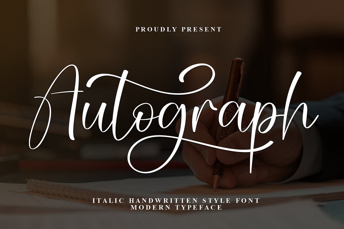 Autograph | Script Font, a Handwritten Font by Scratchones (Photo 1 of 9)