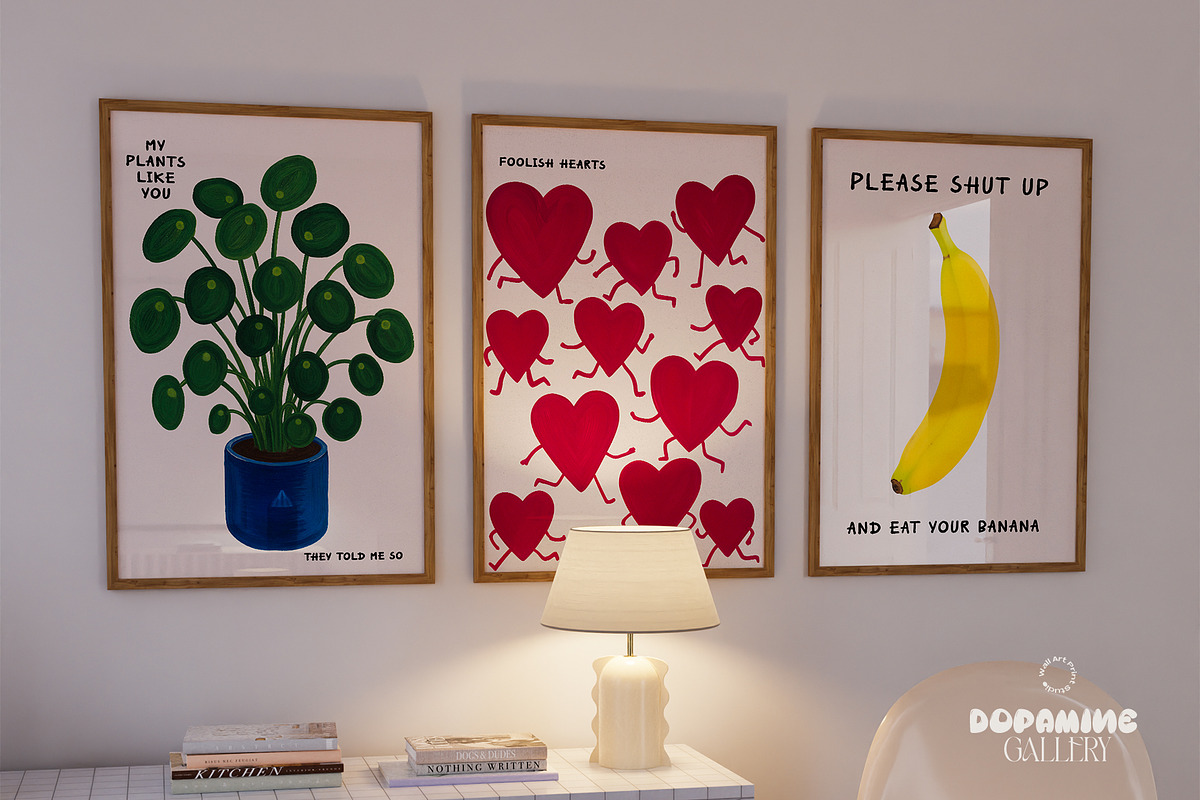 Dopamine Gallery: Poster Bundle 4, a Graphic by Wall Art Print Studio (Photo 3 of 18)