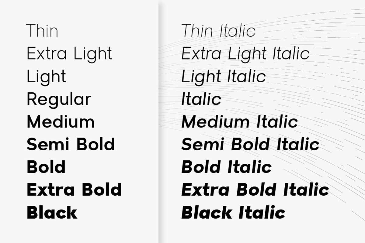 Raela Pro | Geometric Sans Family, a Sans Serif Font by Lettertype Studio (Photo 2 of 10)