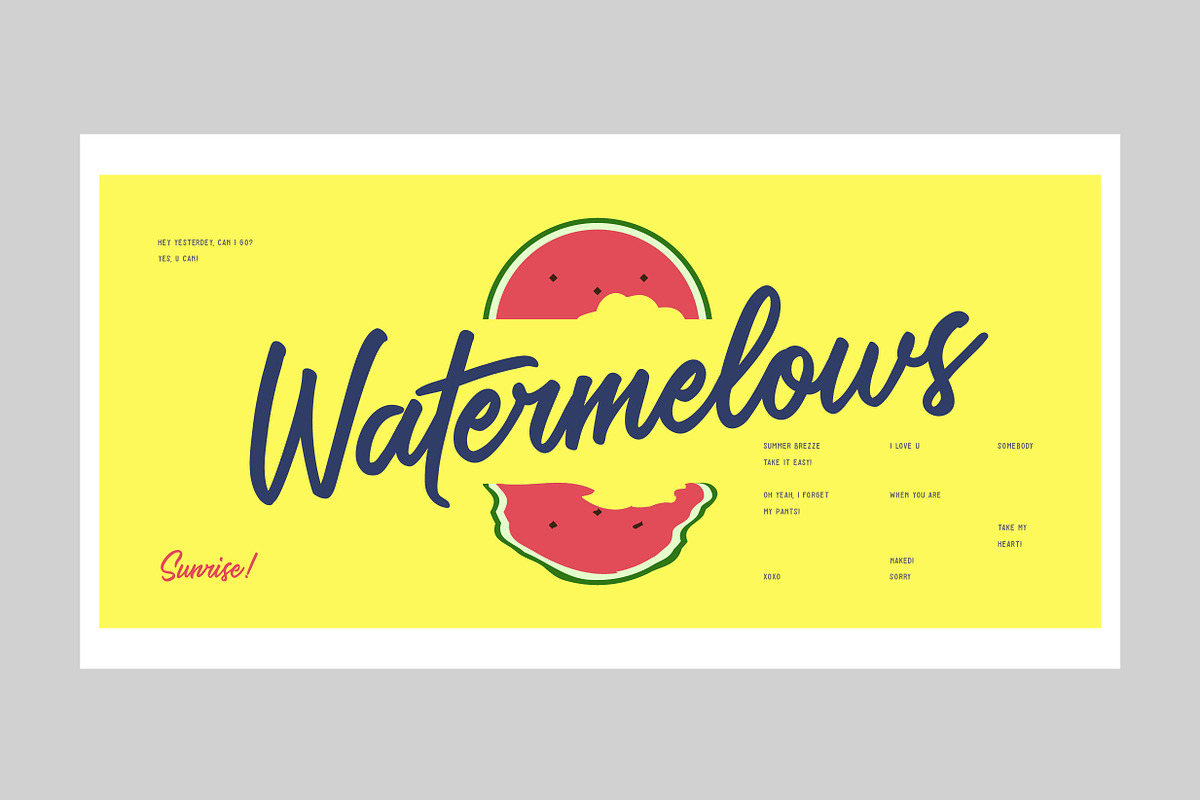 Saltery Brush Font preview 7