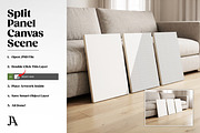 Split Panel Canvas 2x3 PSD Mockup, a Household Mockup by Julian Adams (Thumbnail 3 of 3)