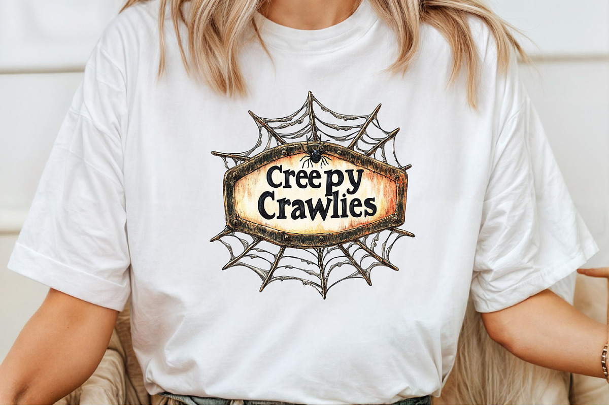 Spooky Halloween Signs Clipart, an Illustration by Pixels.Craft (Photo 7 of 7)
