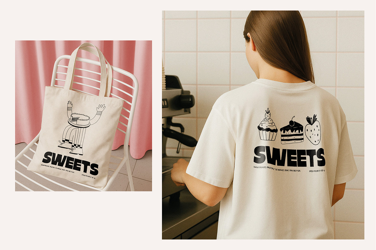 Sweets: Hand Drawn Pastry & Desserts, a Food Illustration by dicreate (Photo 12 of 13)