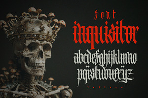 Gothic vector letters - 022