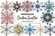 Christmas Snowflake Clipart, an Illustration by DreamArtGraphic (Thumbnail 1 of 5)