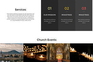 Jesus Church One Page Theme