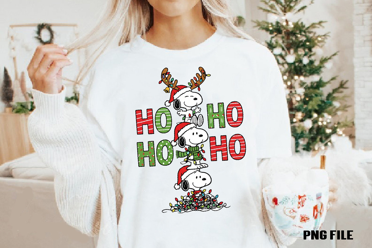 Merry Christmas Ho Ho PNG, an Illustration by DreamCafeArt (Photo 2 of 4)