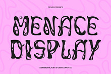 CS Menace – Experimental Font