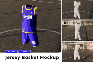 Jersey Basket Mockup