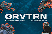 GRVTRN - Expanded Sans Serif, a Sans Serif Font by Nian Keun Studio (Thumbnail 1 of 7)