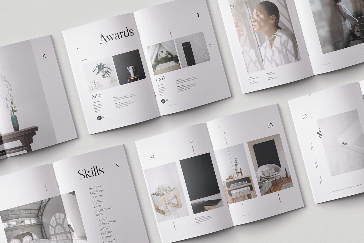 Mod Portfolio, a Brochure Template by Moscovita Studio (Photo 2 of 18)