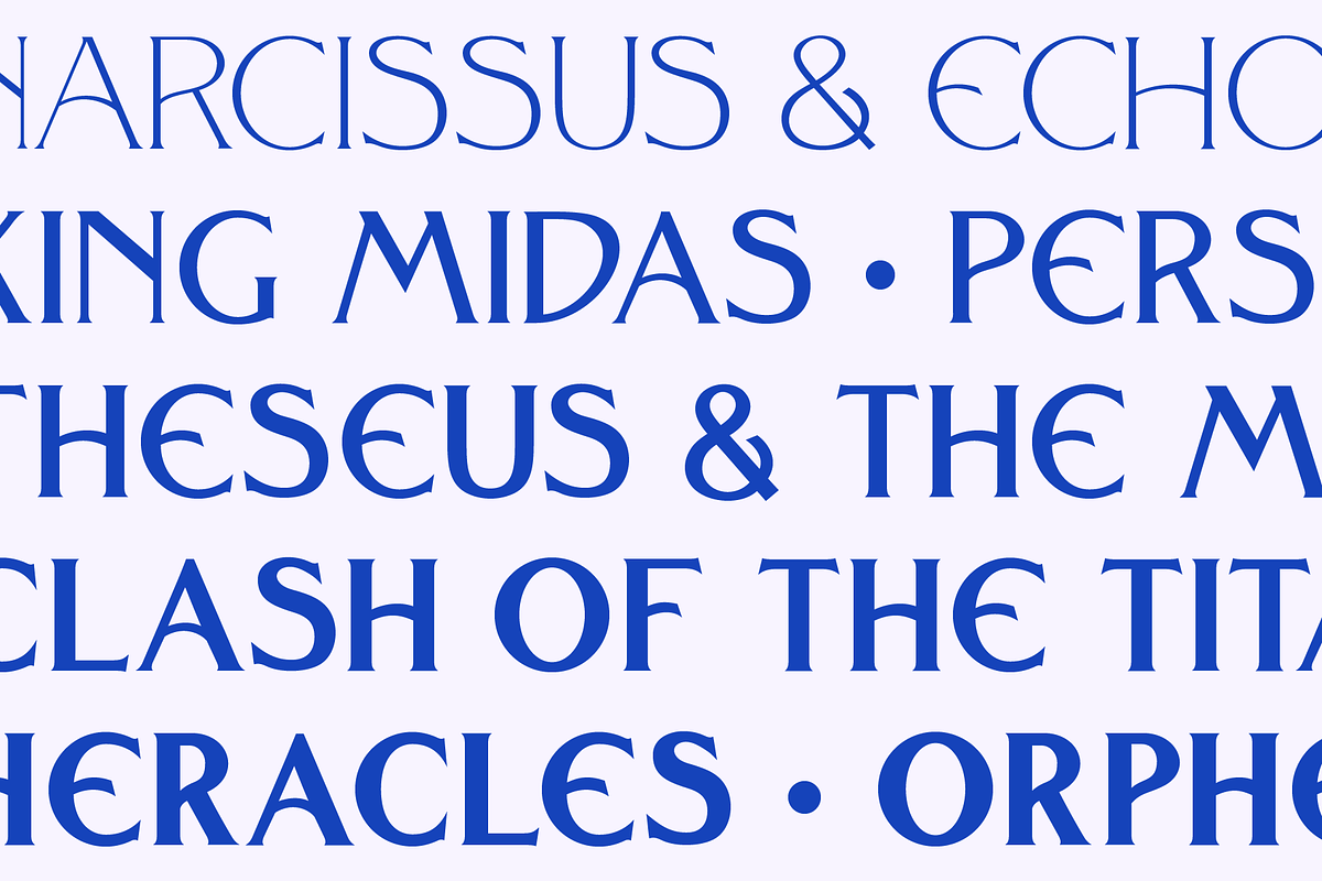 Olympus Font Family, a Serif Font by Hemphill Co (Photo 9 of 14)