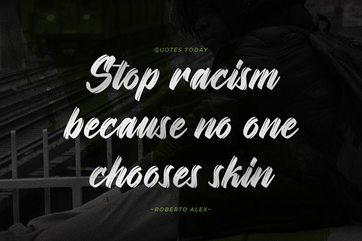 Glavient – Urban Brush Display Font, a Handwritten Font by Mahesans Co (Photo 5 of 10)