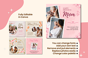 Happy Birthday Mom Templates, a Templates & Theme by TemplateCastleStore (Thumbnail 8 of 9)