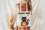 Spooky Mom Cat Halloween Mom Png, an Illustration by DreamCafeArt (Thumbnail 5 of 6)