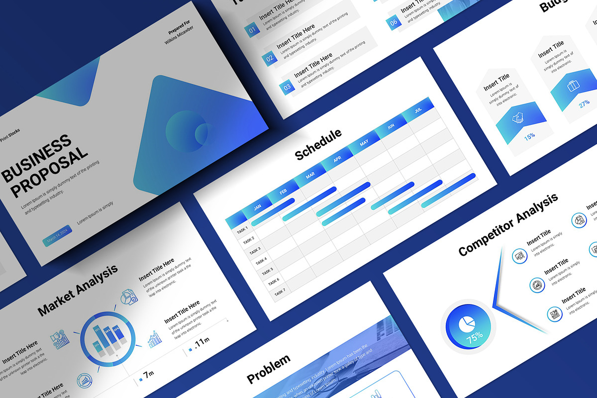 Business Plan PowerPoint Template, a Presentation Template by Spark_Creative (Photo 2 of 12)