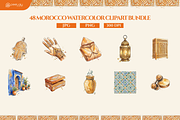 48 Morocco Culture Clipart Bundle, an Object Illustration by PeetalyStudioDesigns (Thumbnail 3 of 5)