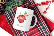 Watercolor Baby Christmas Clothes, a Seasonal Illustration by SvetaArtStore (Thumbnail 7 of 8)