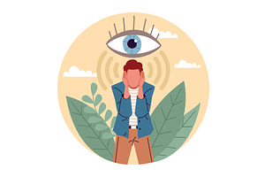 Clairvoyant abilities. Powers of, an Object Illustration by YummyBuum