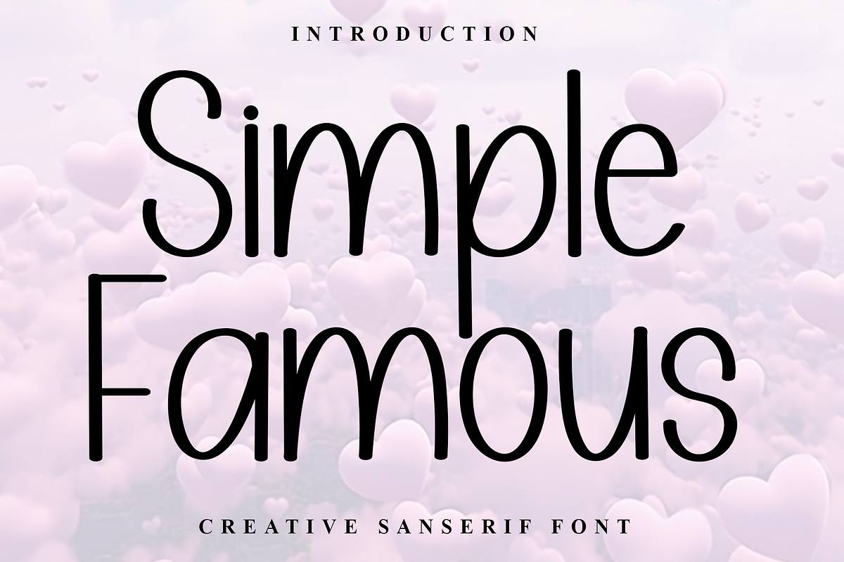 Simple Famous, a Script Font by InermediaSTUDIO (Photo 1 of 8)